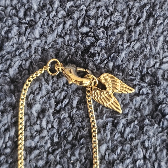 Victoria's Secret Love Me Necklace with Angel Wings at clasp - Picture 3 of 4